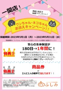 一関店・TVCM放映・2023.05・お迎えキャンペーン開催